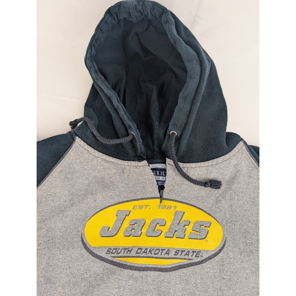Size L Vintage SDSU South Dakota State Jackrabbits Sweatshirt Hoodie Sweater